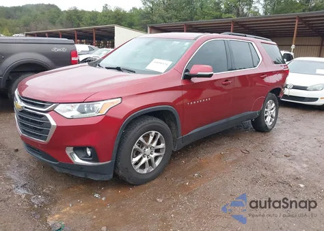 2019 Chevrolet Traverse 1Lt из США, поврежденный, VIN 1GNERGKW9KJ162896